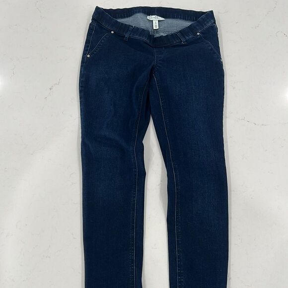 Jessica Simpson Maternity Under Belly and Skinny Blue Jeans - Picture 2 of 5